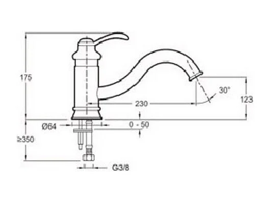 Robinet cuisine JACOB DELAFON Fairfax  + nettoyant Briochin