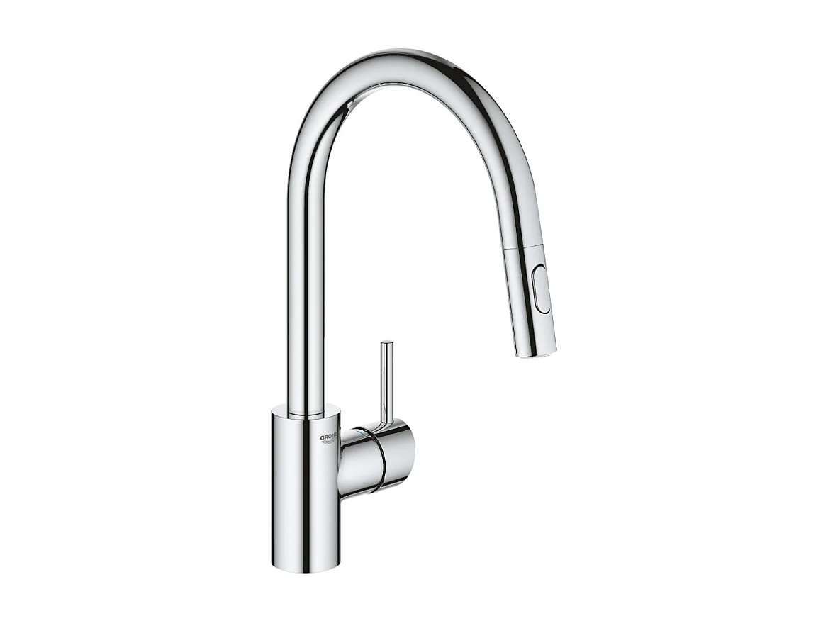 Grifo de cocina con chorro GROHE Concetto Chrome