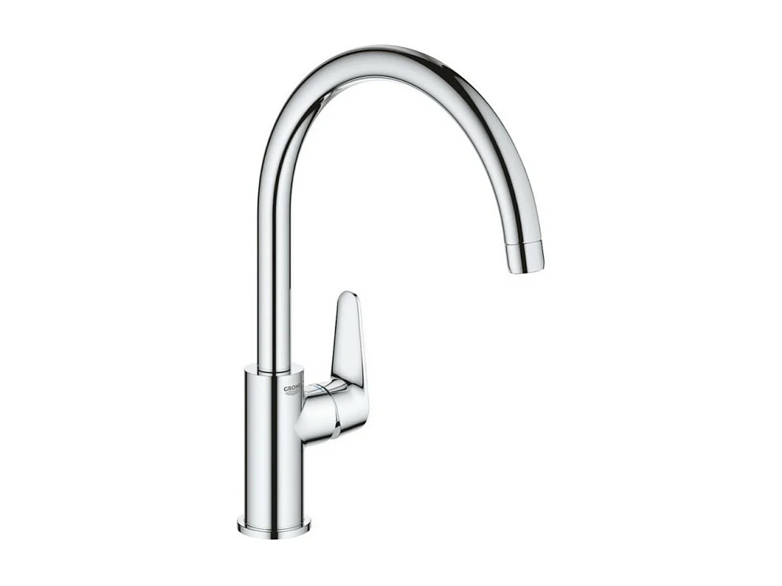 Robinet de cuisine GROHE Start Curve Quickfix chromé + nettoyant GrohClean