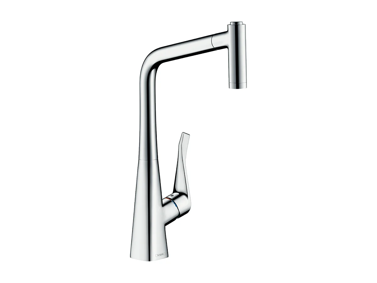 Grifo de cocina con HANSGROHE Metris M71 320 chorro cromado de 2 chorros