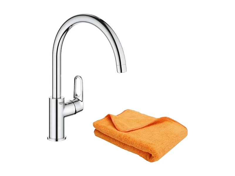 Robinet de cuisine GROHE Start Flow Quickfix + microfibre