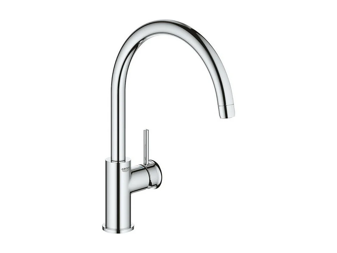 Robinet de cuisine GROHE Start Classic Quickfix chromé + nettoyant GrohClean