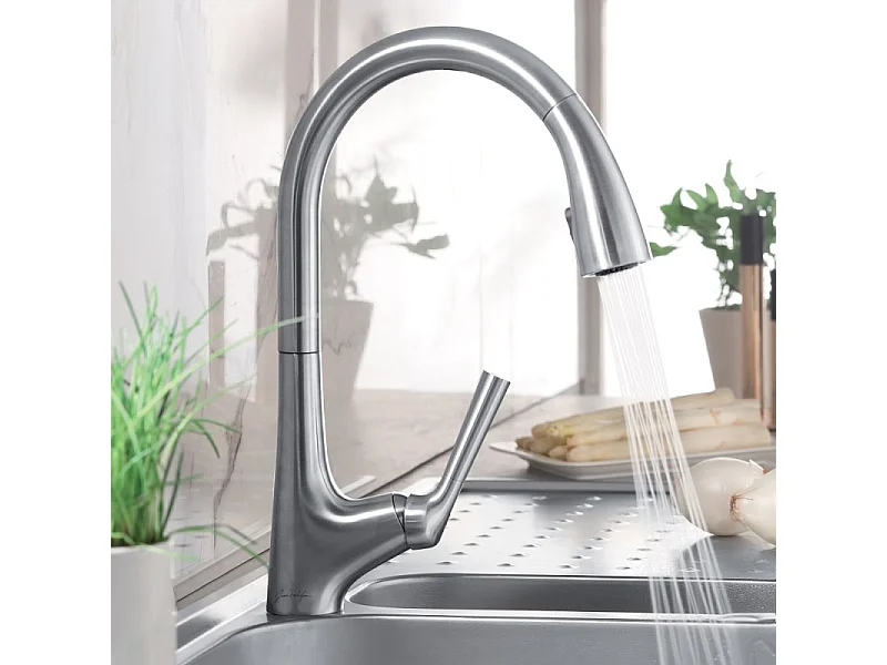 Robinet cuisine JACOB DELAFON Forte douchette extractible avec détecteur de mouvements