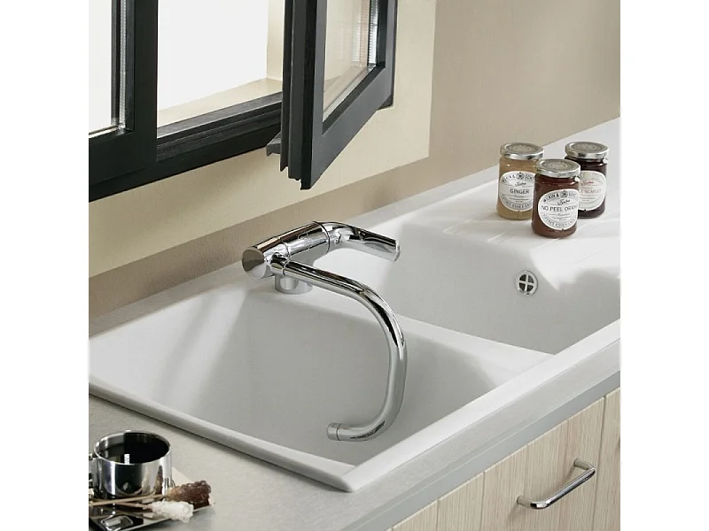 Mitigeur évier JACOB DELAFON Natéo, orientable & rabattable