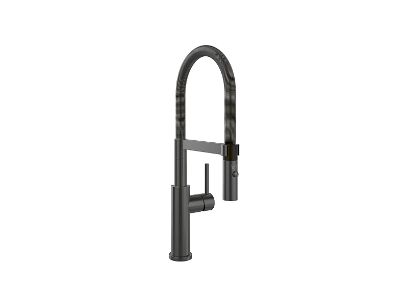 Robinet cuisine VILLEROY ET BOCH Steel expert 2.0 anthracite