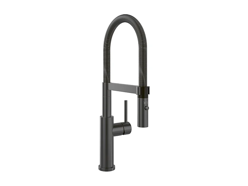 Robinet cuisine VILLEROY ET BOCH Steel expert 2.0 anthracite