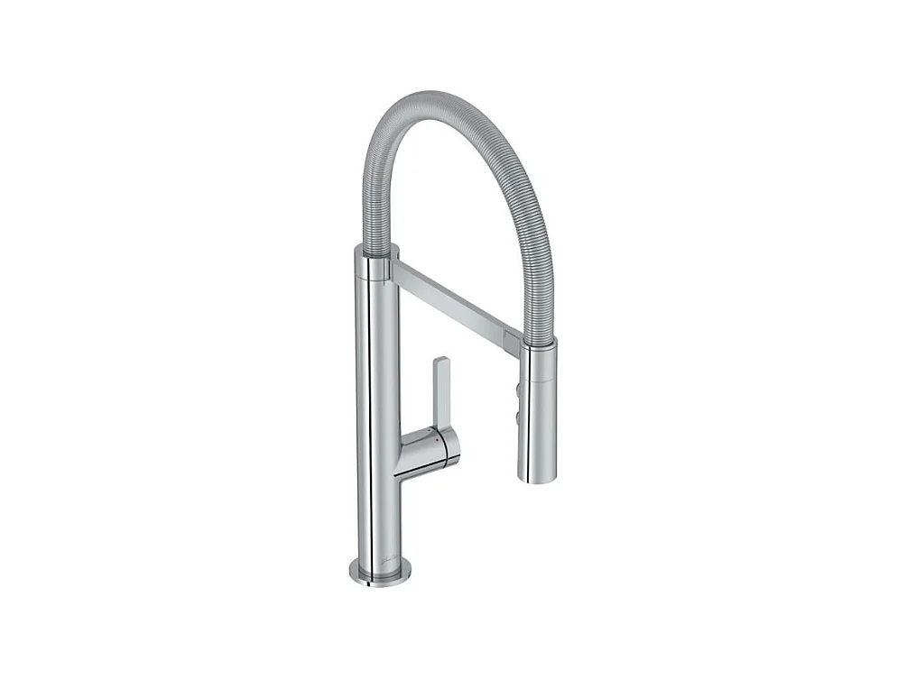 JACOB DELAFON Mitigeur cuisine Spirale Bec haut chrome douchette extractible
