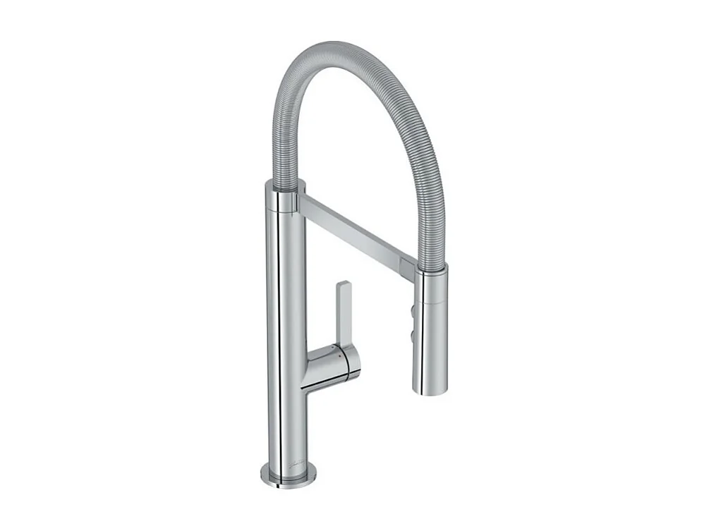 JACOB DELAFON Mitigeur cuisine Spirale Bec haut chrome douchette extractible