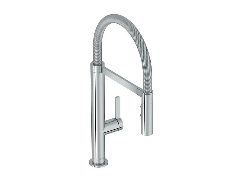 JACOB DELAFON Mitigeur cuisine Spirale Bec haut chrome douchette extractible