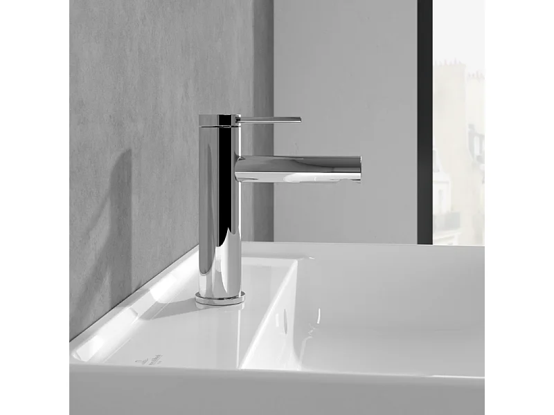 Mitigeur lavabo VILLEROY ET BOCH Loop & Friends avec tirette chrome