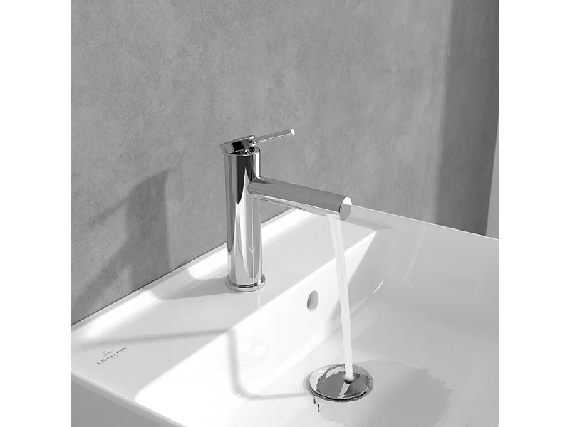 Mitigeur lavabo VILLEROY ET BOCH Loop & Friends avec tirette chrome