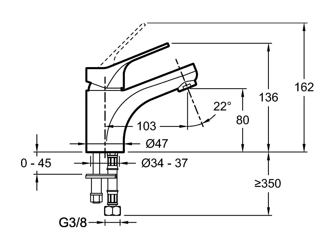 Mitigeur lavabo JACOB DELAFON Brive chrome + nettoyant Briochin
