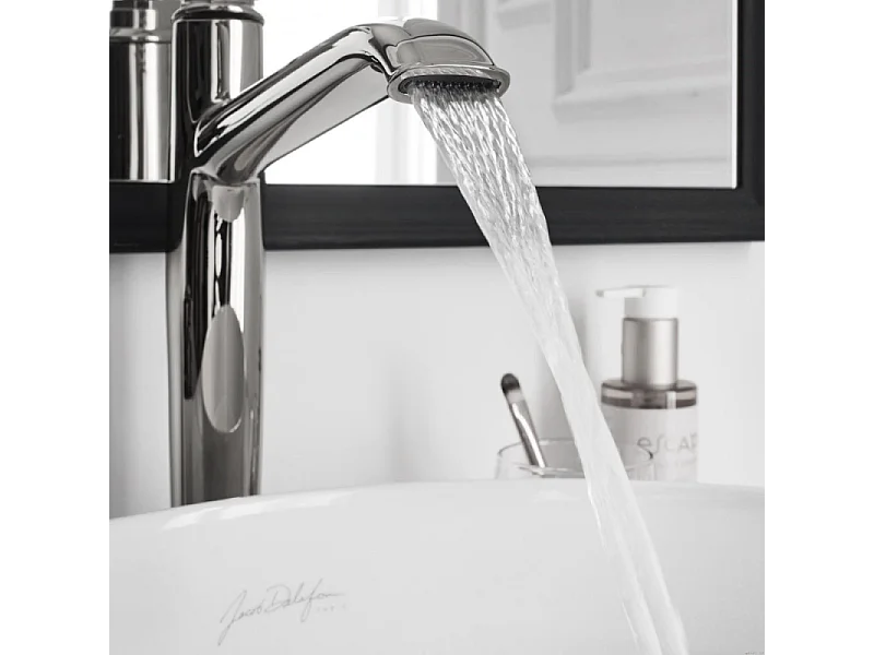 Lot de 2 mitigeurs lavabo haut JACOB DELAFON Cléo 1889 chromés