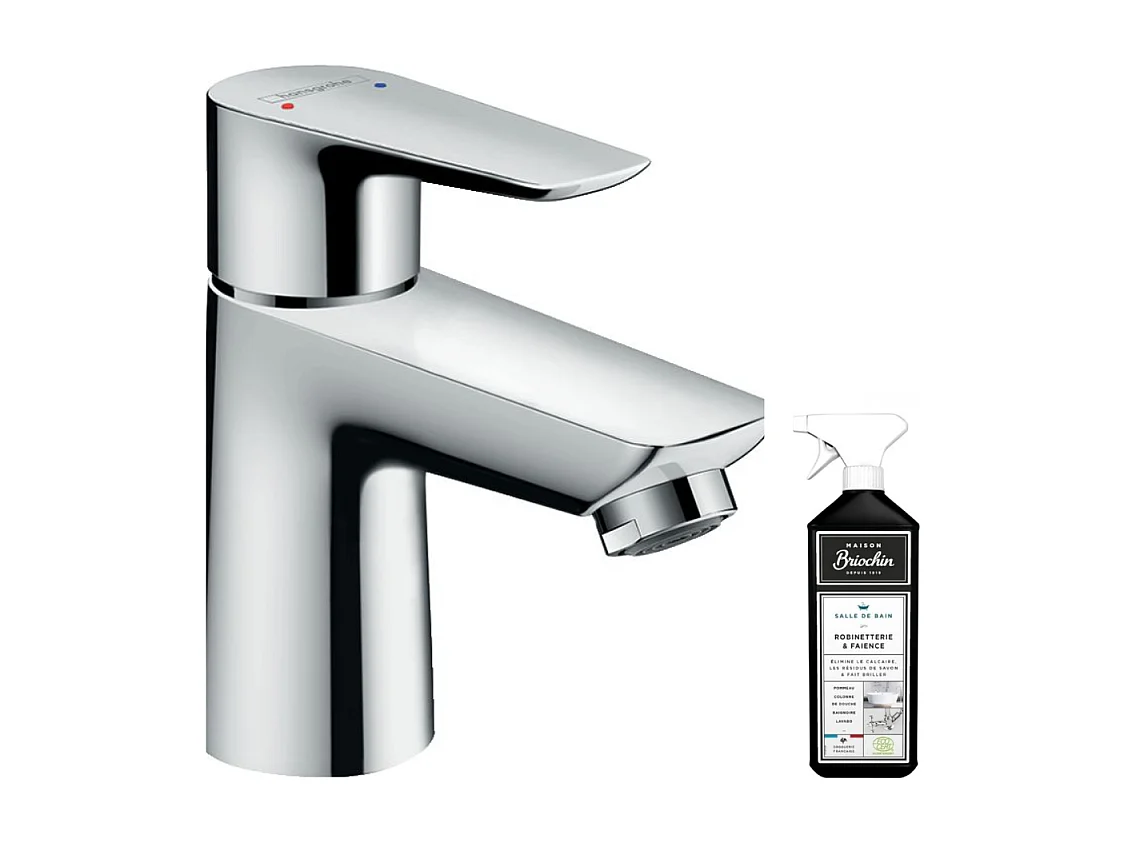 Mitigeur lavabo HANSGROHE Talis E 80 + nettoyant Briochin