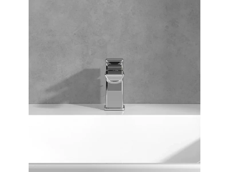 Mitigeur lavabo compact VILLEROY ET BOCH Subway 3.0 sans tirette Matt Black