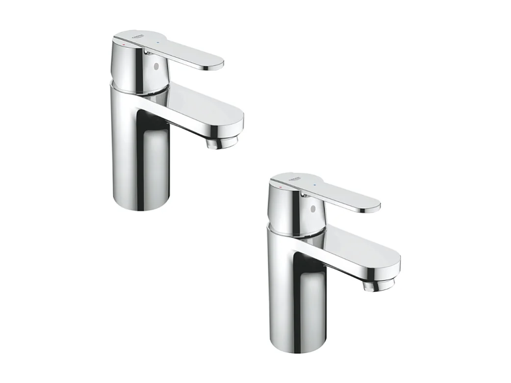 GROHE Mitigeur lavabo Get taille S Chromé centré x2