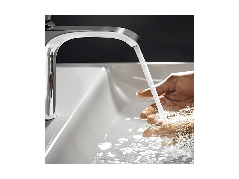 Mitigeur lavabo HANSGROHE Vivenis 110 avec tirette et vidage chromé