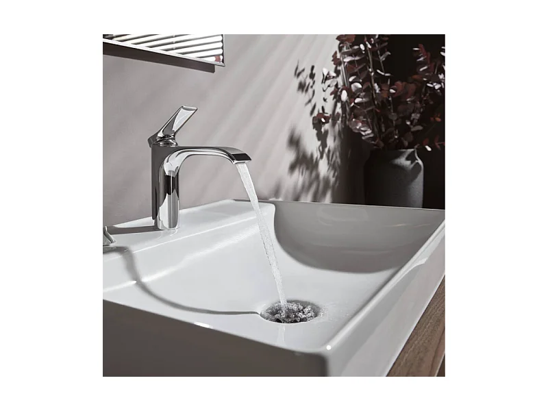 Mitigeur lavabo HANSGROHE Vivenis 110 avec tirette et vidage chromé