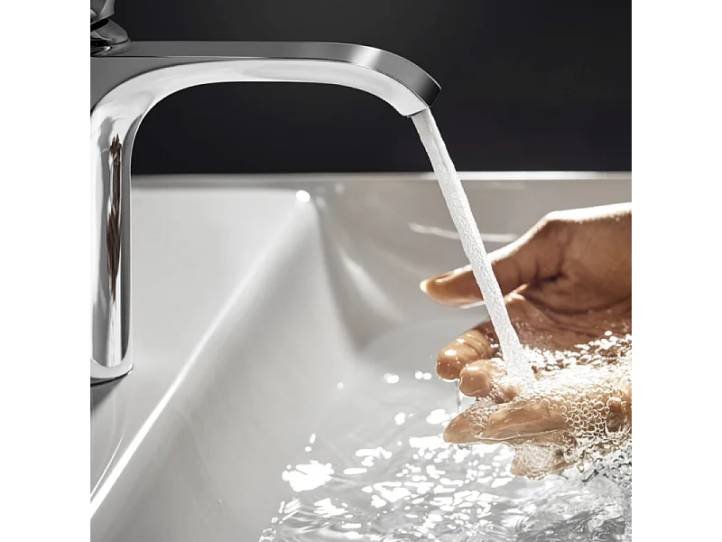 Mitigeur lavabo HANSGROHE Vivenis 110 avec tirette et vidage chromé