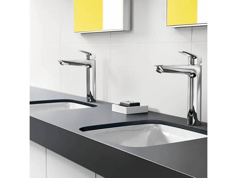 Mitigeur lavabo HANSGROHE 100 Eco C3 avec tirette et vidage chrome + nettoyant Briochin