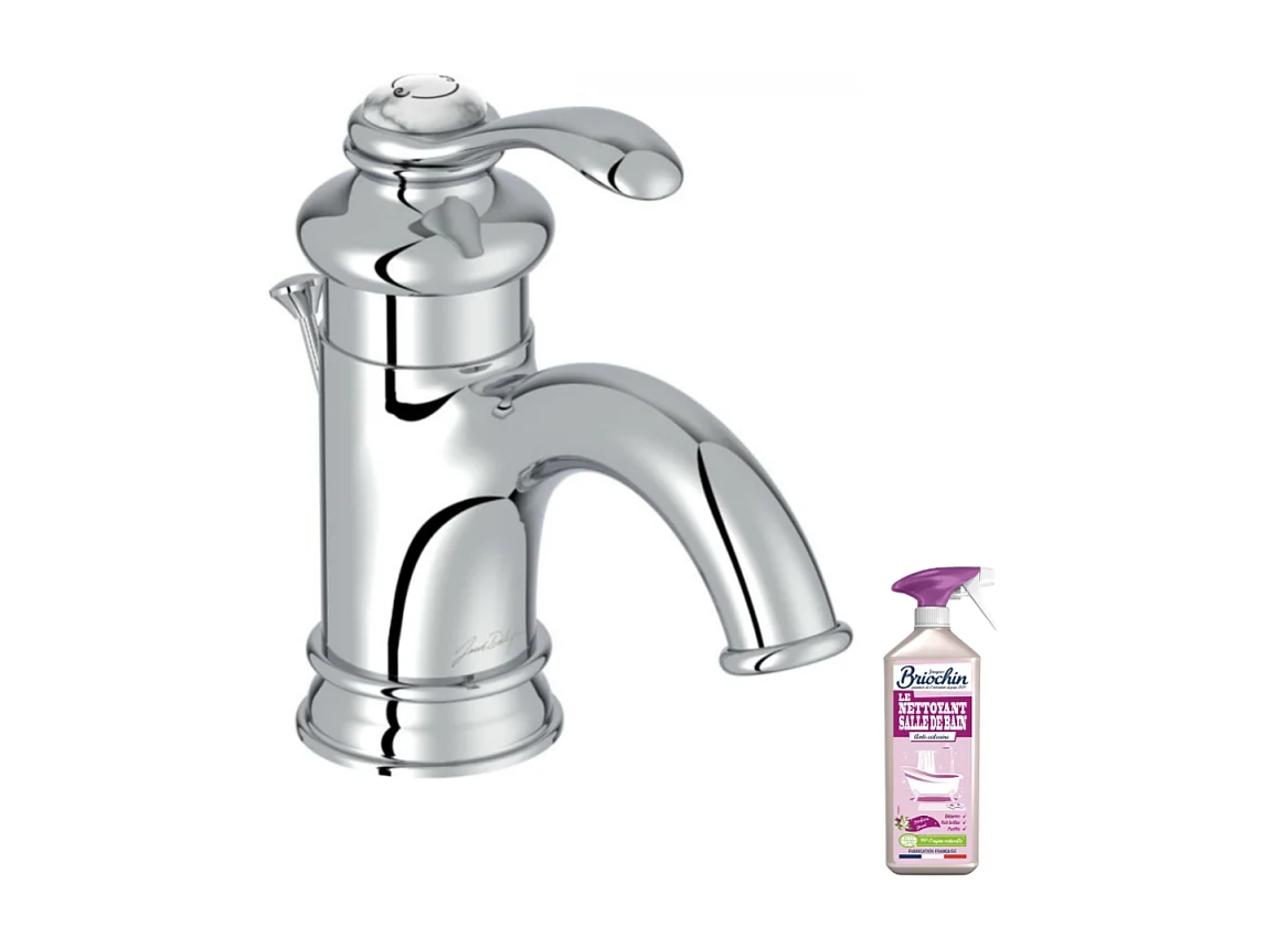 Mitigeur lavabo JACOB DELAFON Fairfax + nettoyant Briochin