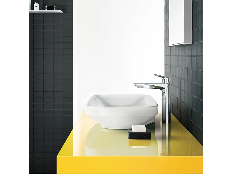 HANSGROHE Mitigeur lavabo Logis 190 Eco C3 avec tirette et vidage synthétique chromé