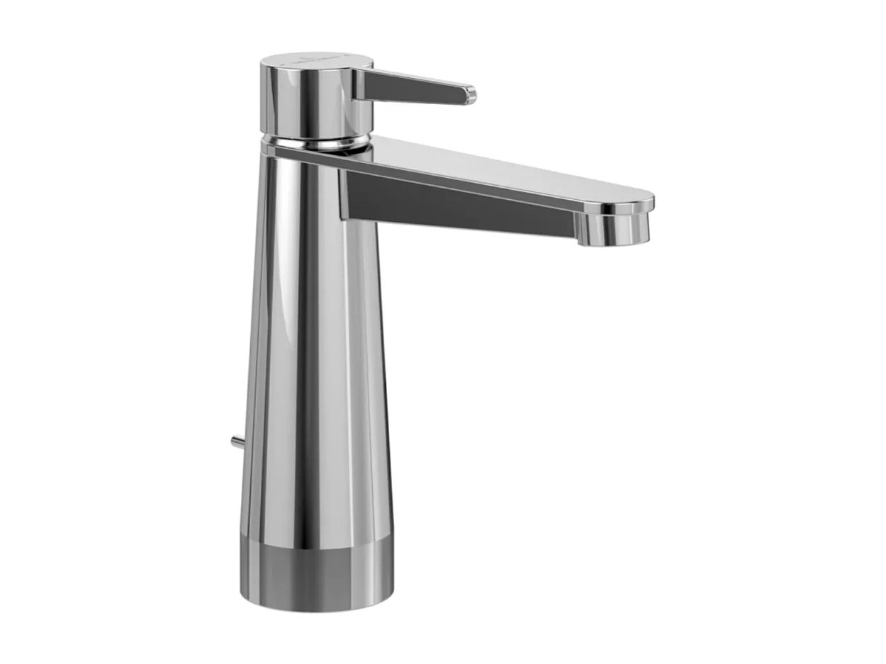 Mitigeur lavabo VILLEROY ET BOCH Conum ouverture dessus avec tirette Chrome