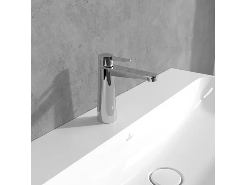 Mitigeur lavabo VILLEROY ET BOCH Conum ouverture dessus avec tirette Chrome