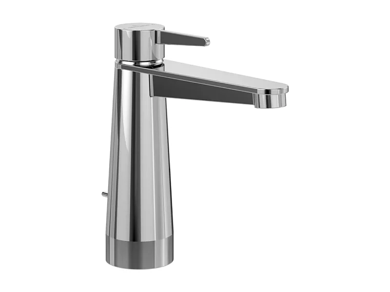 Mitigeur lavabo VILLEROY ET BOCH Conum ouverture dessus avec tirette Chrome
