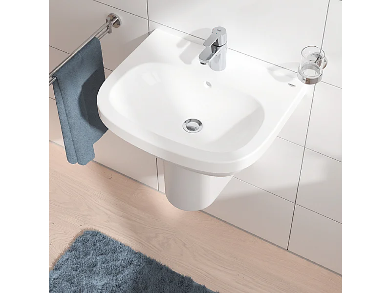 Mitigeur lavabo GROHE Quickfix Get Taille S avec tirette et vidage + nettoyant GrohClean