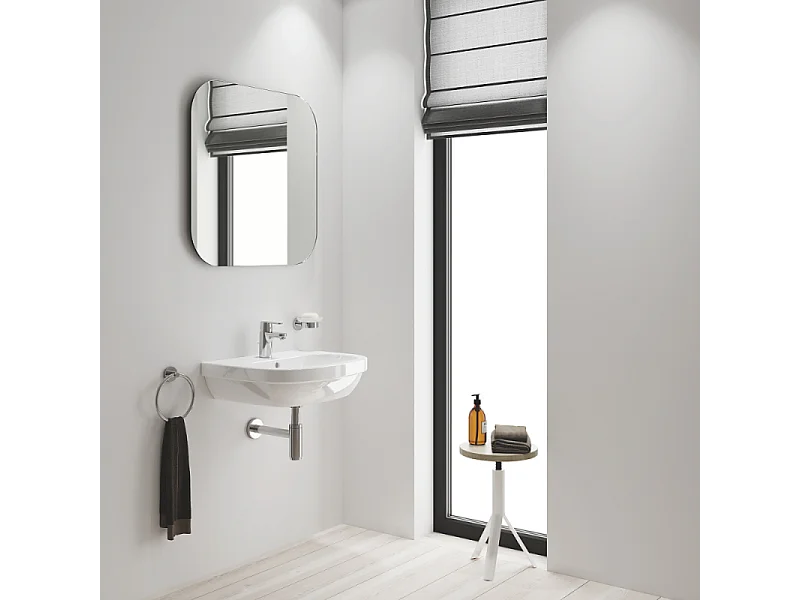 Mitigeur lavabo GROHE Quickfix Get Taille S avec tirette et vidage + nettoyant GrohClean