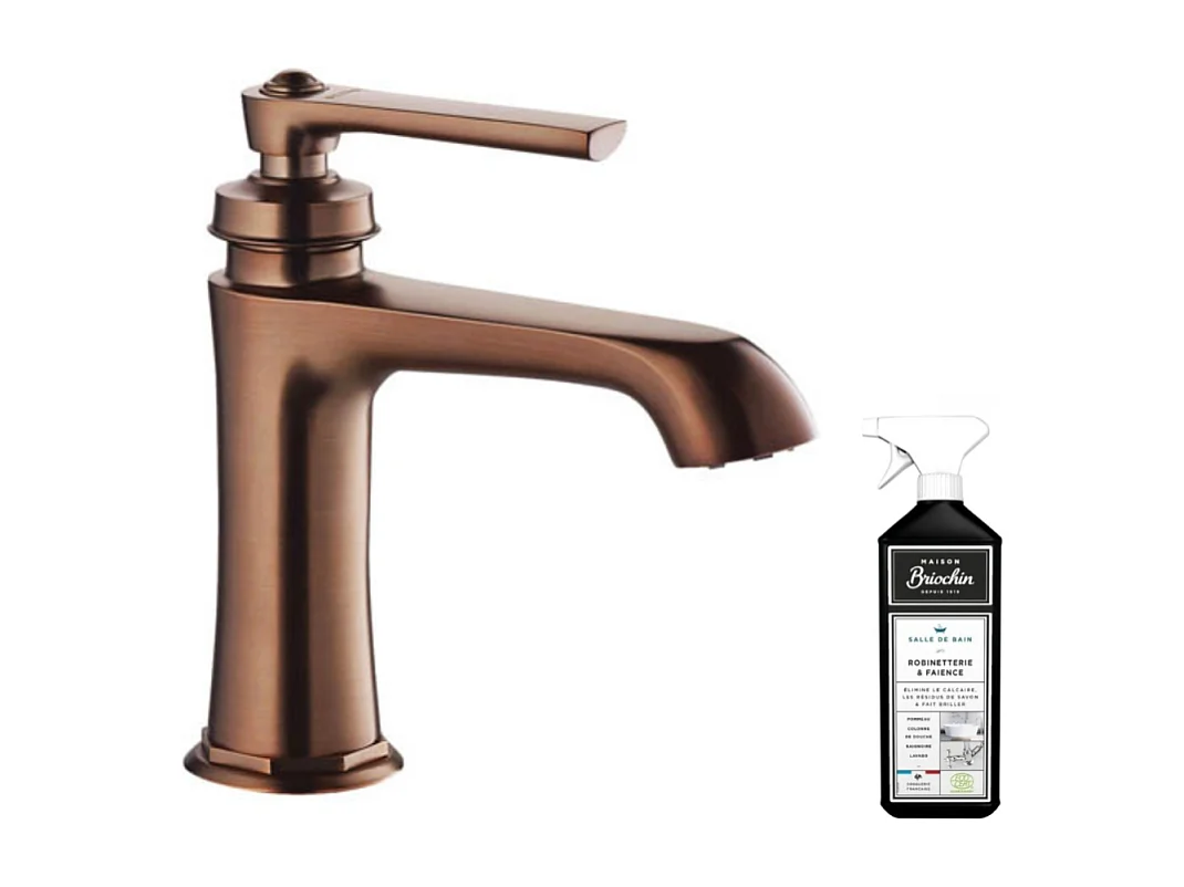 Mitigeur lavabo PAINI Lady's 100 auburn + nettoyant Briochin