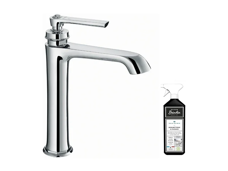 Mitigeur lavabo haut PAINI Lady's 180 chrome + nettoyant Briochin