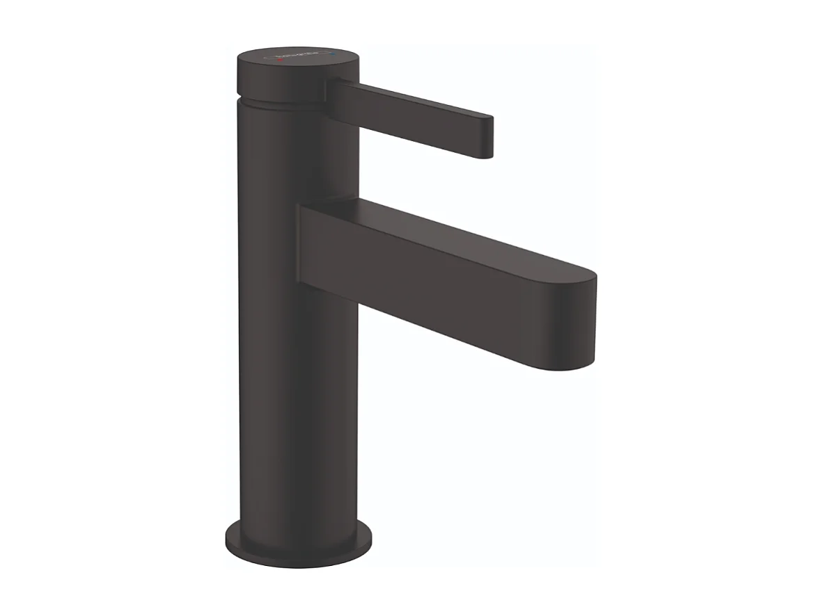 Mitigeur de lavabo HANSGROHE Finoris 100 bonde Push-Open noir mat