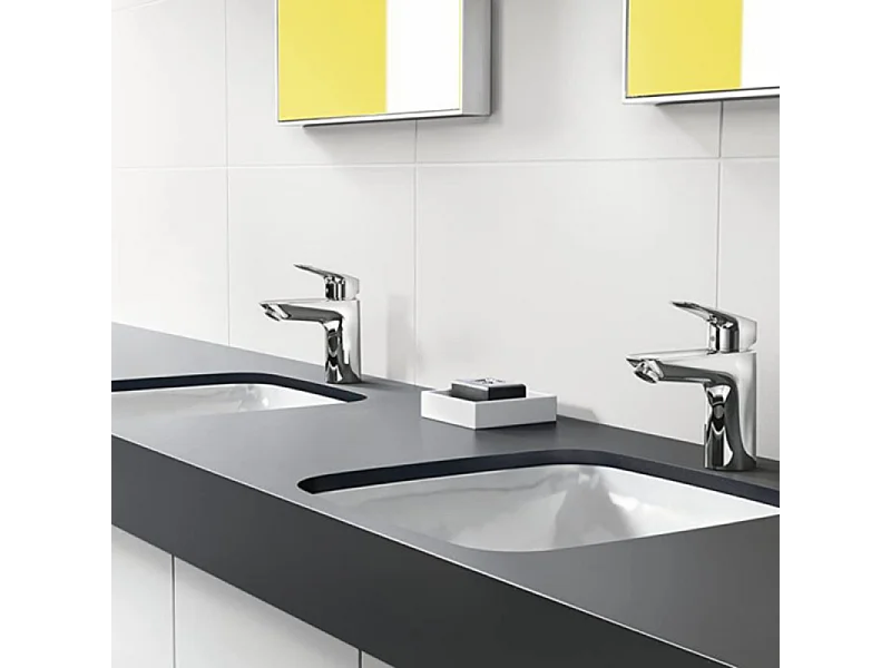 Mitigeur lavabo HANSGROHE Logis 100 Chromé + nettoyant Briochin