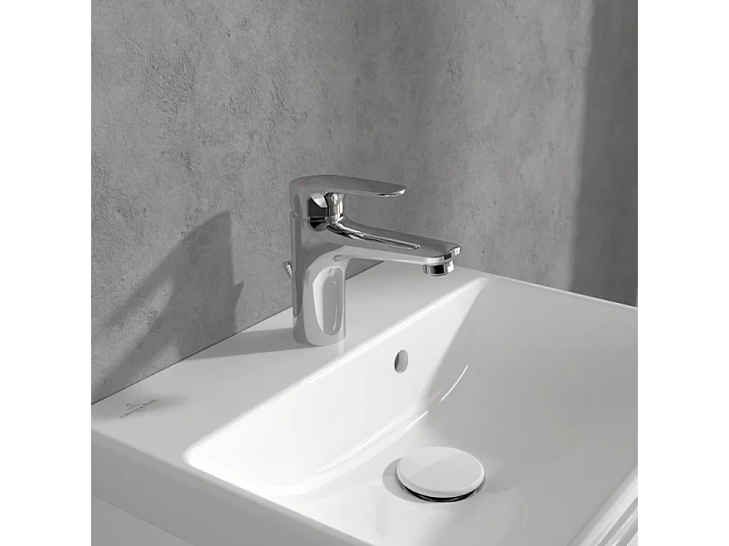 Mitigeur lavabo VILLEROY ET BOCH O.novo Start avec tirette chrome