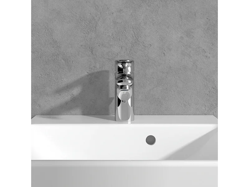 Mitigeur lavabo VILLEROY ET BOCH O.novo Start avec tirette chrome