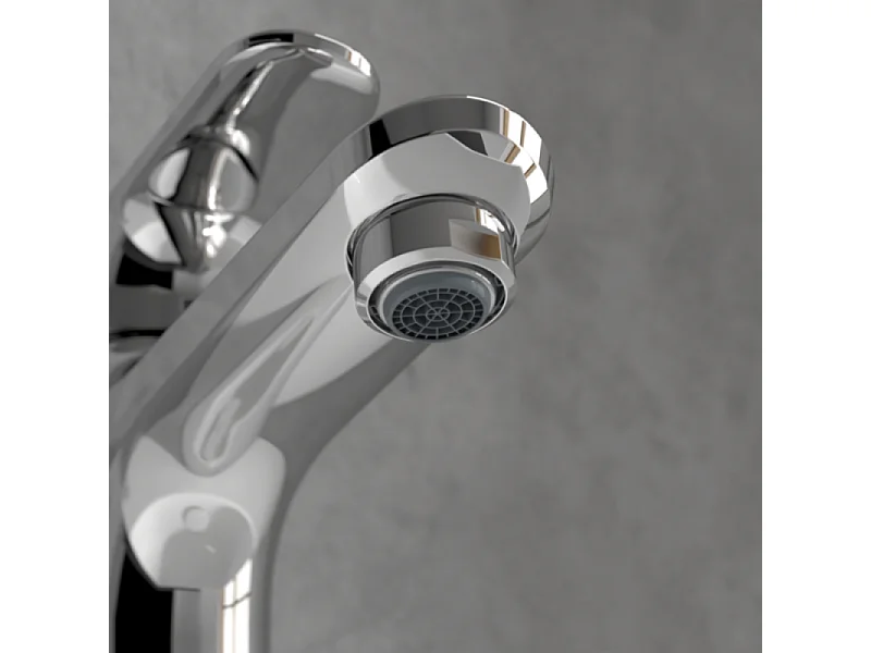 Mitigeur lavabo VILLEROY ET BOCH O.novo Start avec tirette chrome