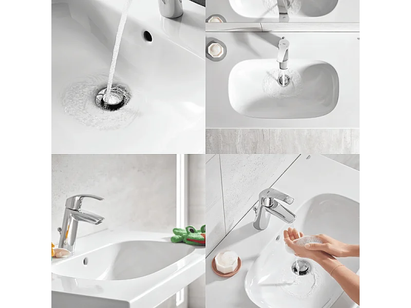 GROHE Mitigeur lavabo Eurosmart taille M + Nettoyant Grohe