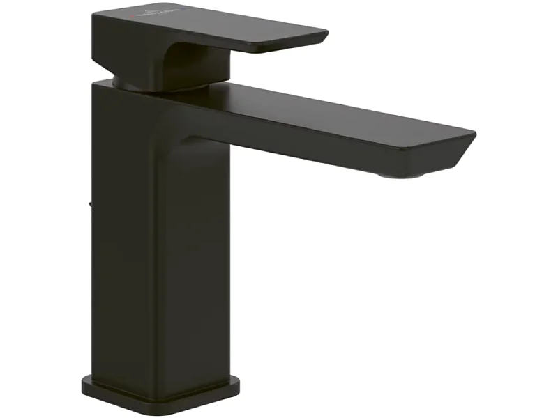 Villeroy & Boch Subway 3.0 Robinetterie monocommande pour lavabo sans dispositif de vidage, Matt Black