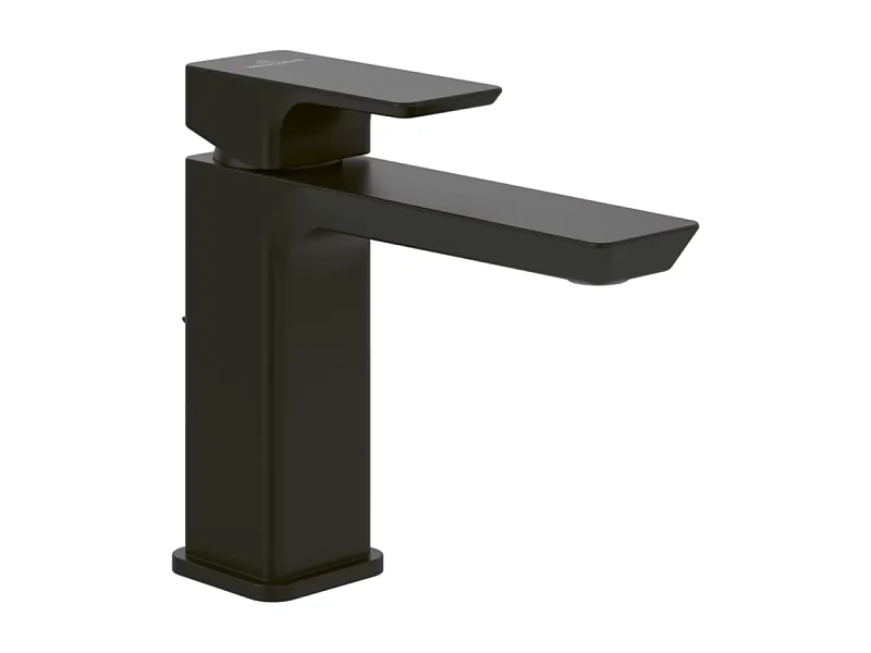 Villeroy & Boch Subway 3.0 Robinetterie monocommande pour lavabo sans dispositif de vidage, Matt Black
