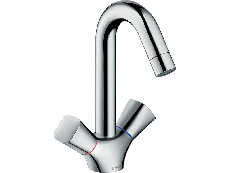 Mélangeur de lavabo avec tirette et vidage synthétique chromé Hansgrohe