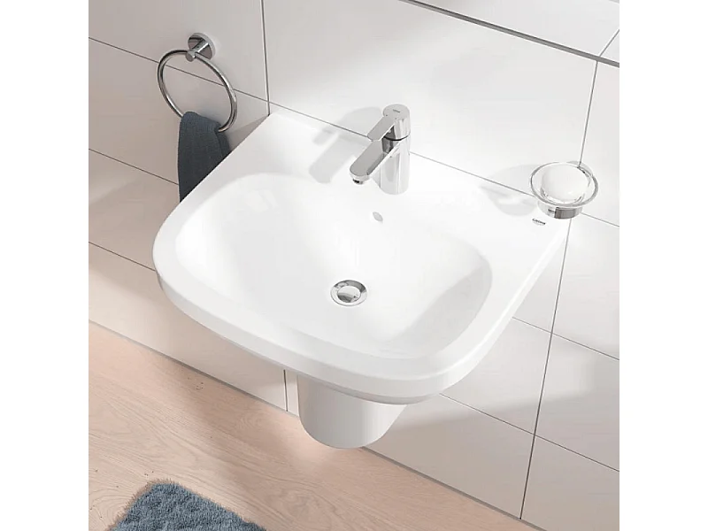 Mitigeur lavabo GROHE Quickfix Get taille S chromé + nettoyant GrohClean