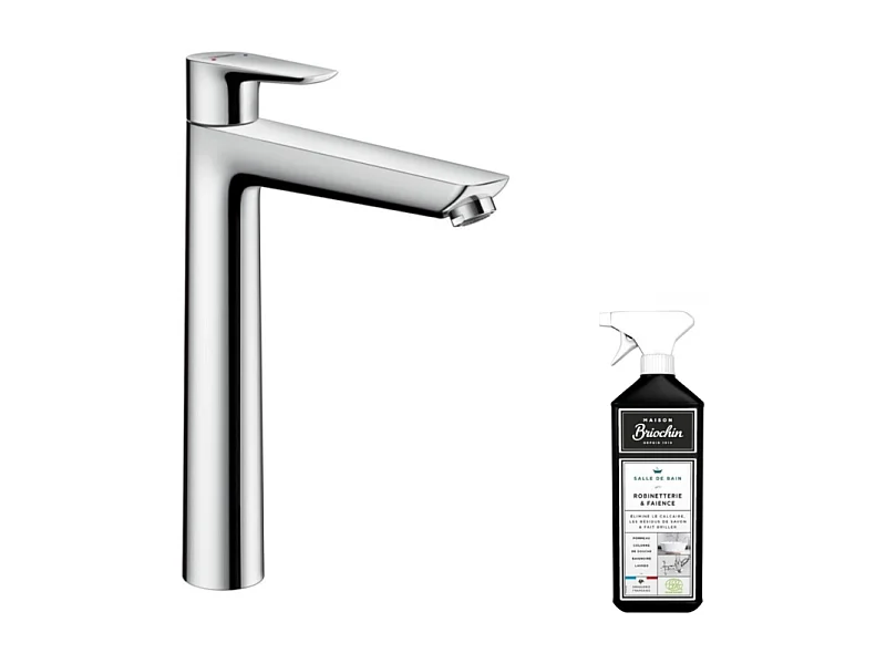 Mitigeur lavabo haut HANSGROHE Talis E 240 - Taille L + nettoyant Briochin