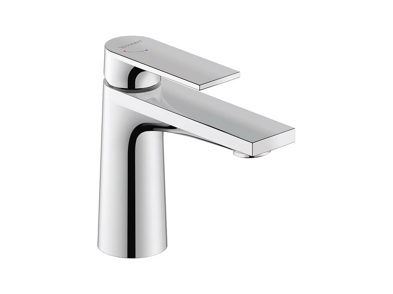 Mitigeur lavabo taille S DURAVIT Tulum Freshstart chromé sans tirette ni vidage