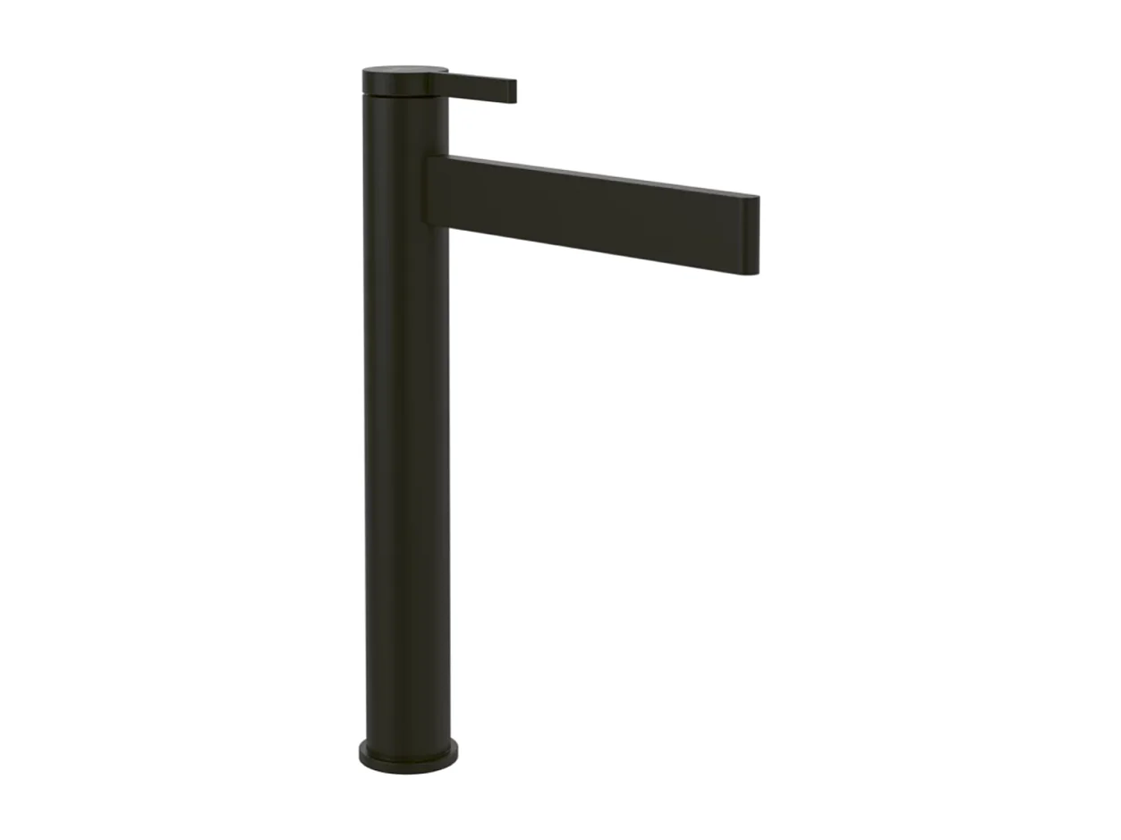 Mitigeur lavabo droit surélevé VILLEROY ET BOCH Dawn sans tirette Noir mat