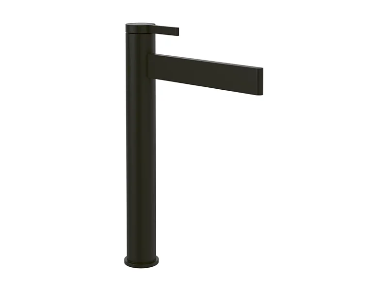 Mitigeur lavabo droit surélevé VILLEROY ET BOCH Dawn sans tirette Noir mat