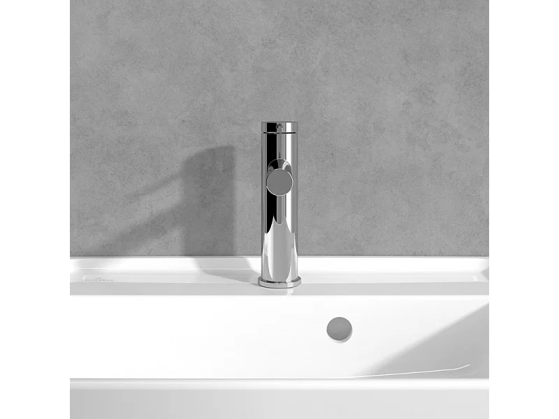 Mitigeur lavabo VILLEROY ET BOCH Loop & Friends sans tirette Chrome