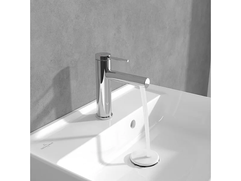 Mitigeur lavabo VILLEROY ET BOCH Loop & Friends sans tirette Chrome