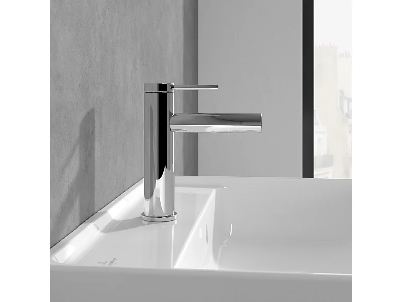 Mitigeur lavabo VILLEROY ET BOCH Loop & Friends sans tirette Chrome